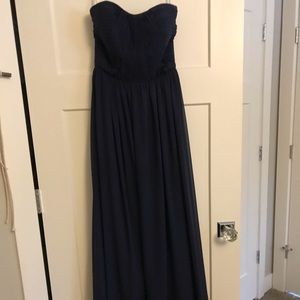 Navy bridesmaid dress